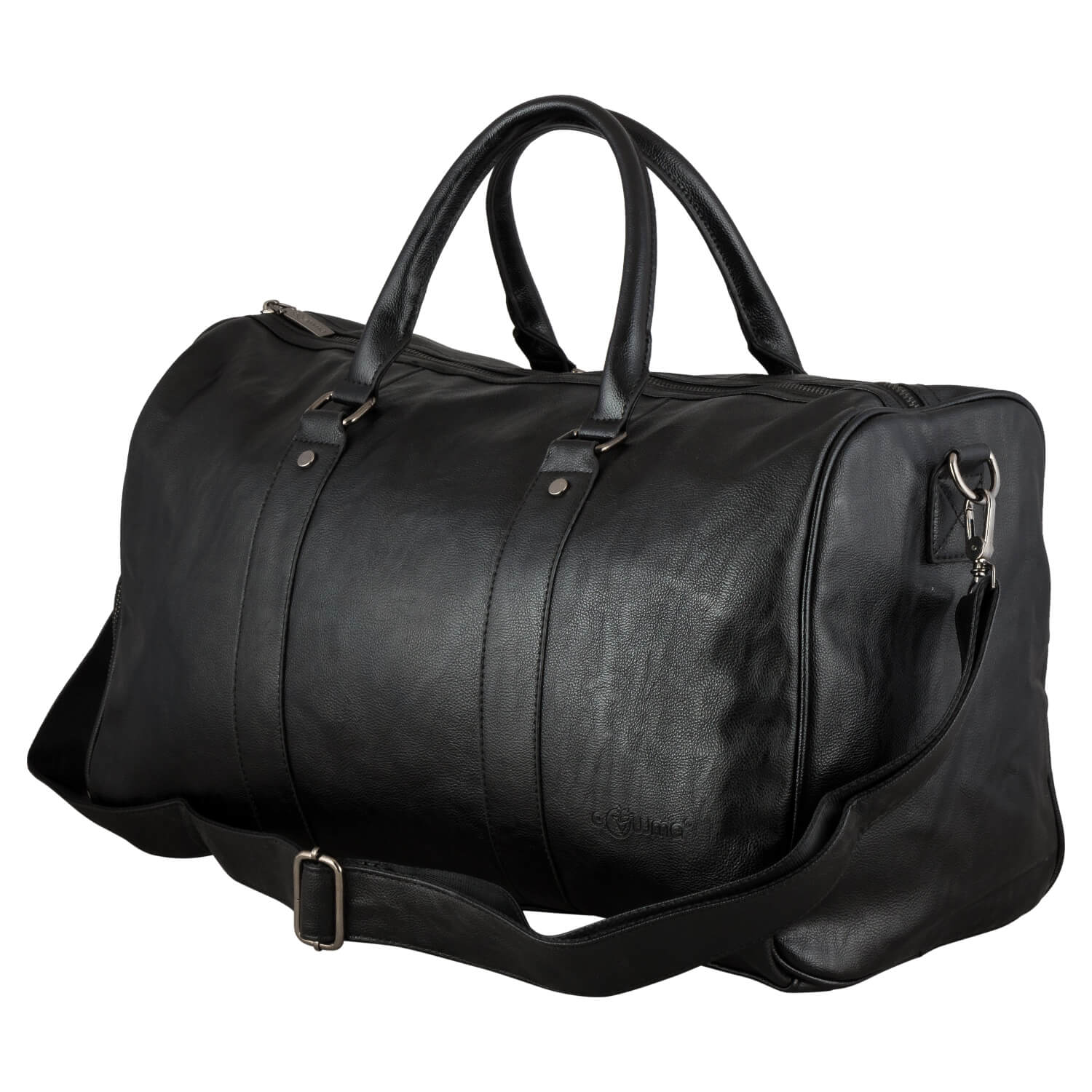 black travel duffle bag